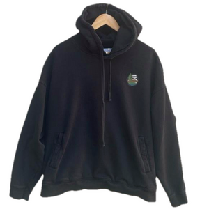 Sanctuary Black Graphic Hoodie Large